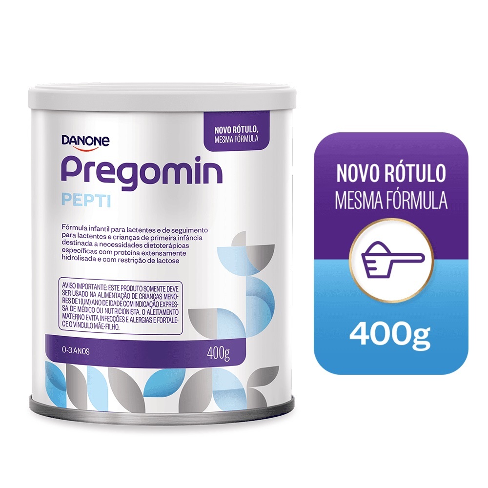 Fórmula Infantil Pregomin Pepti Lata de 400g em Oferta na Shopee