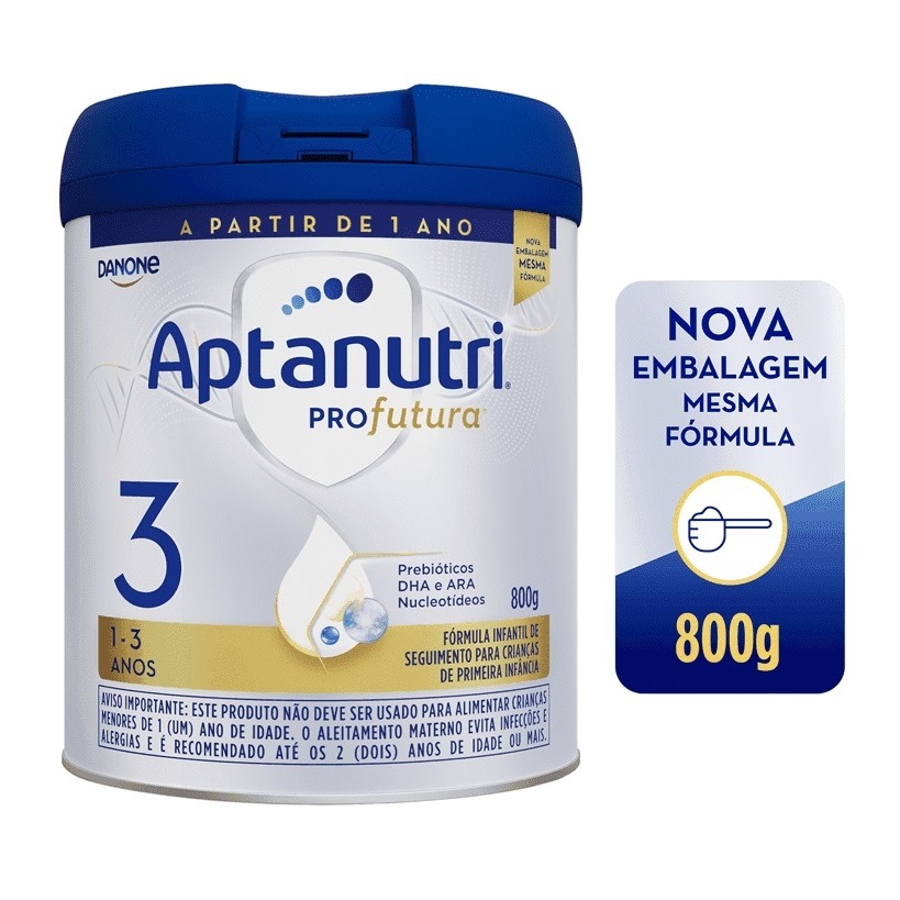 Fórmula Infantil Aptanutri Profutura 3 Danone Lata De 800g em Oferta na Shopee