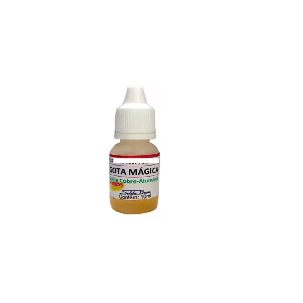 Gota Magica Solda Para Latao Aluminio E Cobre 10ml