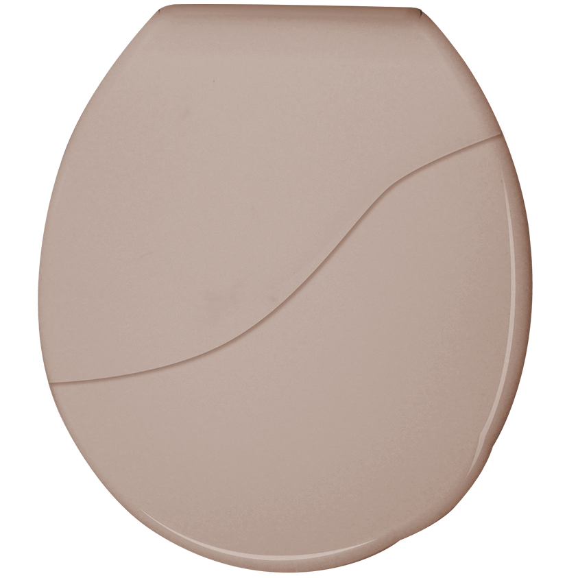 Assento Sanitário Para Banheiro Bellart Plus Salmon Com Dimensão:449,2 x 385,3 x 41,5mm Durín