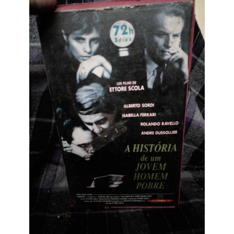 VHS A História de um jovem homem pobre ( legendado) Ettore Scola