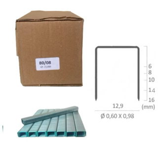 Grampo 80/08 Para Grampeador Pneumático. Caixa Com 21.000 Grampos Profissionais Granfix em Oferta na Shopee