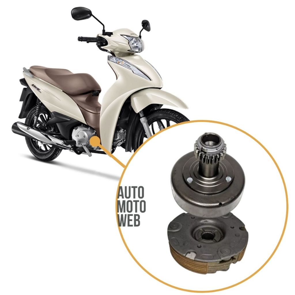 Kit Embreagem Primaria Completa Honda Biz Traxx Sky 125 2006 a 2024