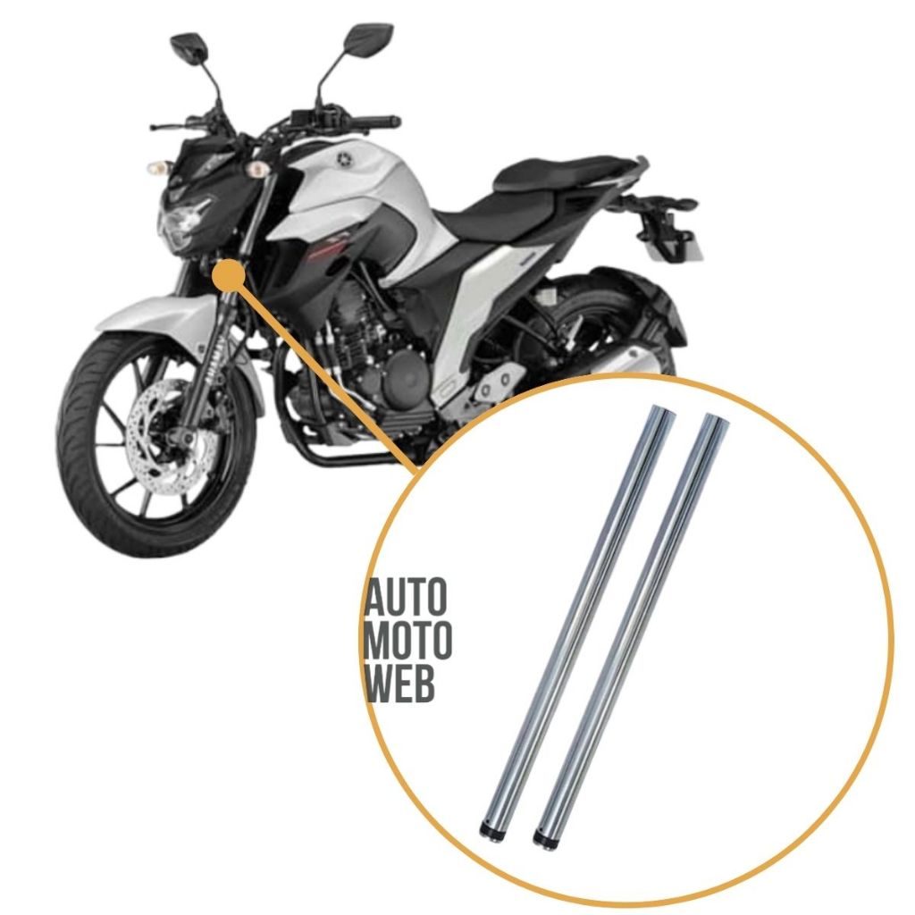 Par Cilindro Tubo Interno Bengala Yamaha Fazer 250 2018 a 2021