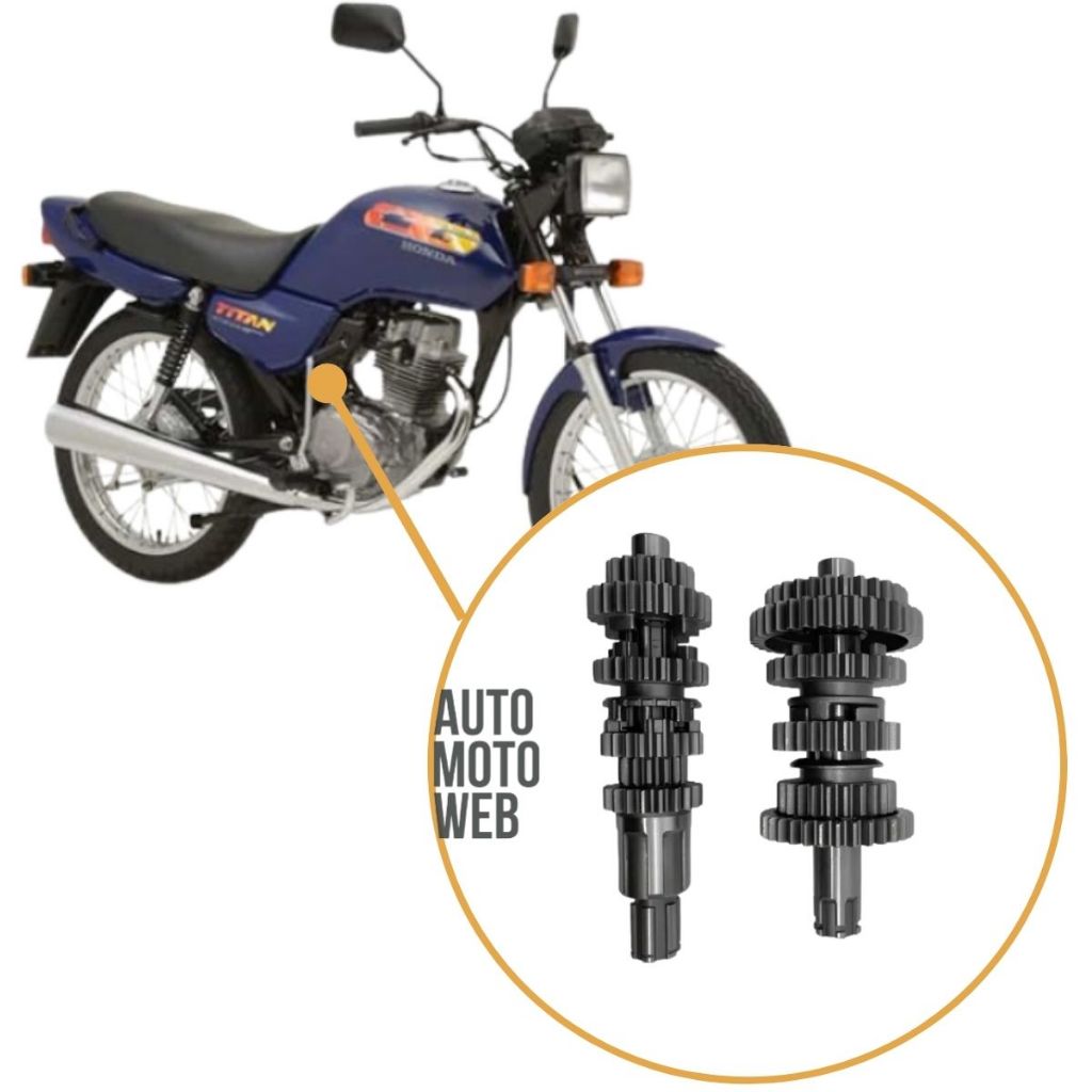 Cambio Completo Honda Cg Today Titan 125 1989 1990 1991 1992 1993 1994 1995 1996 1997 1998 a 2008
