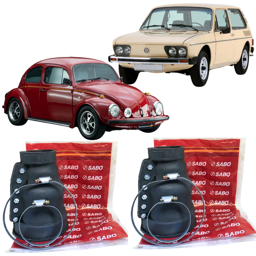 Kit 2 Coifa Cambio Caixa Volkswagen Brasília Fusca Sabó em Oferta na Shopee