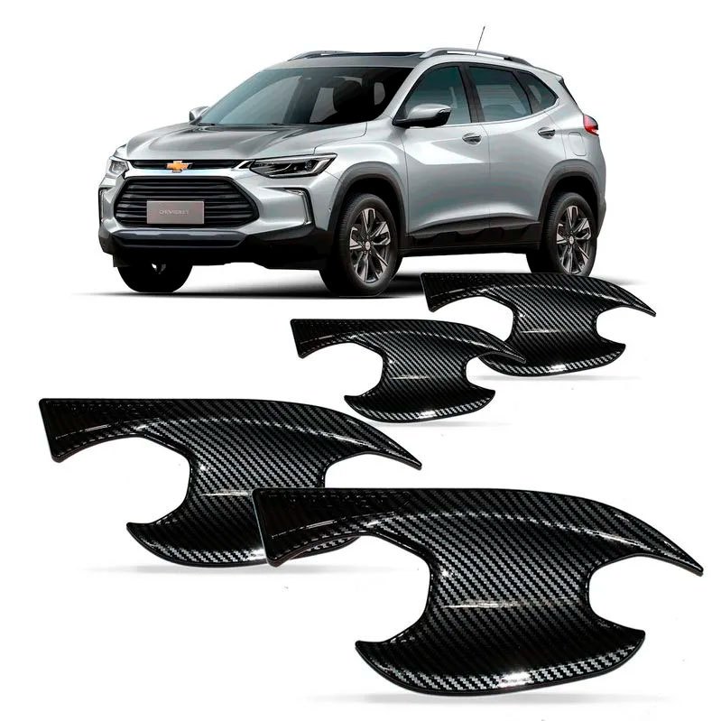 Jogo 4 Protetores Unhas Maçaneta Externo Carbono Tracker WinnPARTS PI0184 em Oferta na Shopee