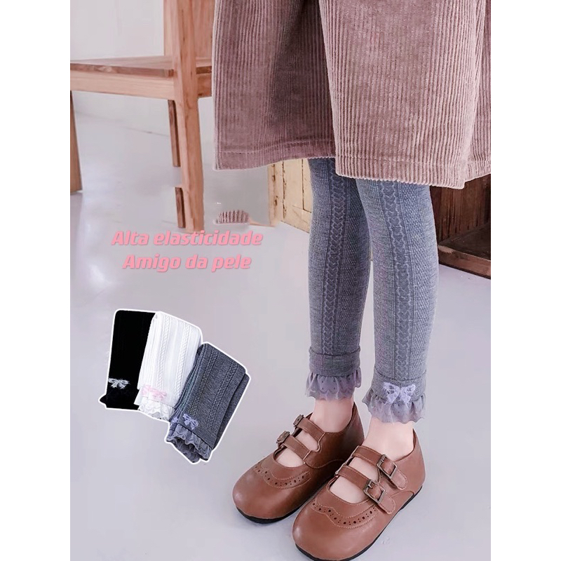 Meia-Calça , Leggings De Renda Estilo Primavera E Outono, Agasalhospara Crianças E Bebês,  6780