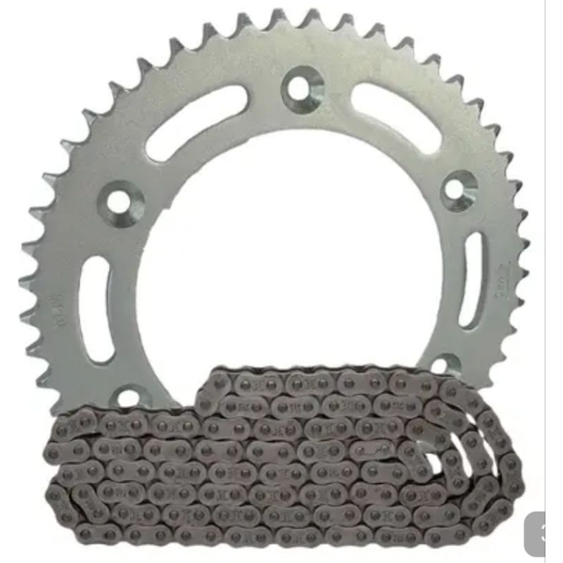 KIT TRANSMISSÃO S/RETENTOR P/MOTO HONDA NXR 150 BROS KS 06/10- NXR 150 BROS ES 06/09-NXR 150 BROS ESD 03/09(50T-17T-428-130L)