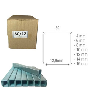 Grampo 80/12 Para Grampeador Pneumático. Caixa Com 14.000 Grampos Profissionais Granfix em Oferta na Shopee