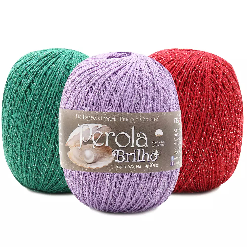 Linha Pérola Brilho Prata São João 460m TEX 295,3