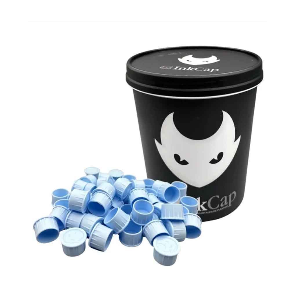 Batoque para Tinta de Silicone Electric ink tattoo Ink Cap Azul / tatuagem