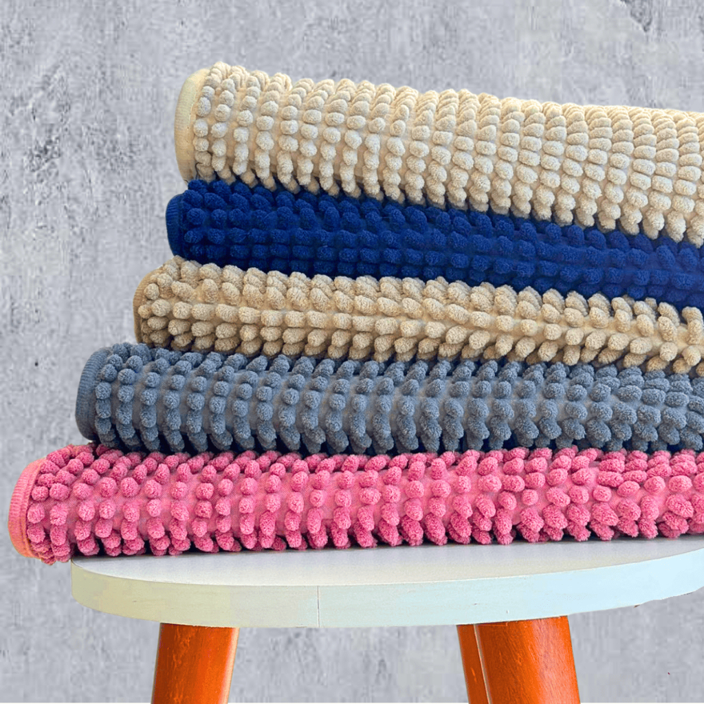 Tapete Para Banheiro Antiderrapante 40x60cm Microfibra Bolinha Varias Cores