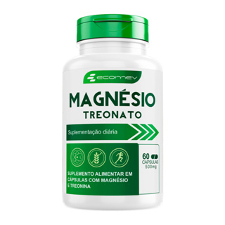 Magnésio Treonato 500Mg Pura Máxima Concentração 60Cáps Ecomev em Oferta na Shopee