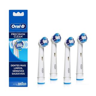 Refil Escova Elétrica Precision Clean 4 Unidades - Oral-b em Oferta na Shopee