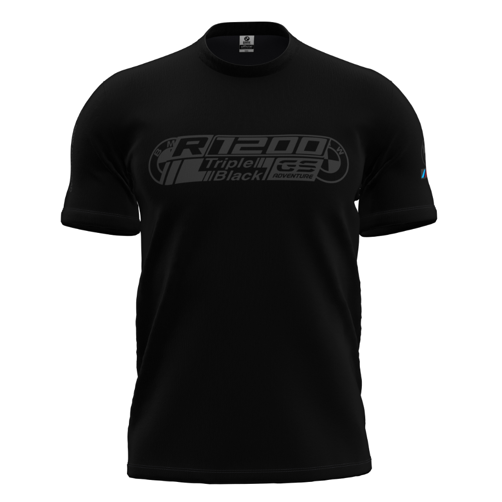 Camiseta Bmw Triple Black R1200 Gs Camisa Bigtrail Adventure