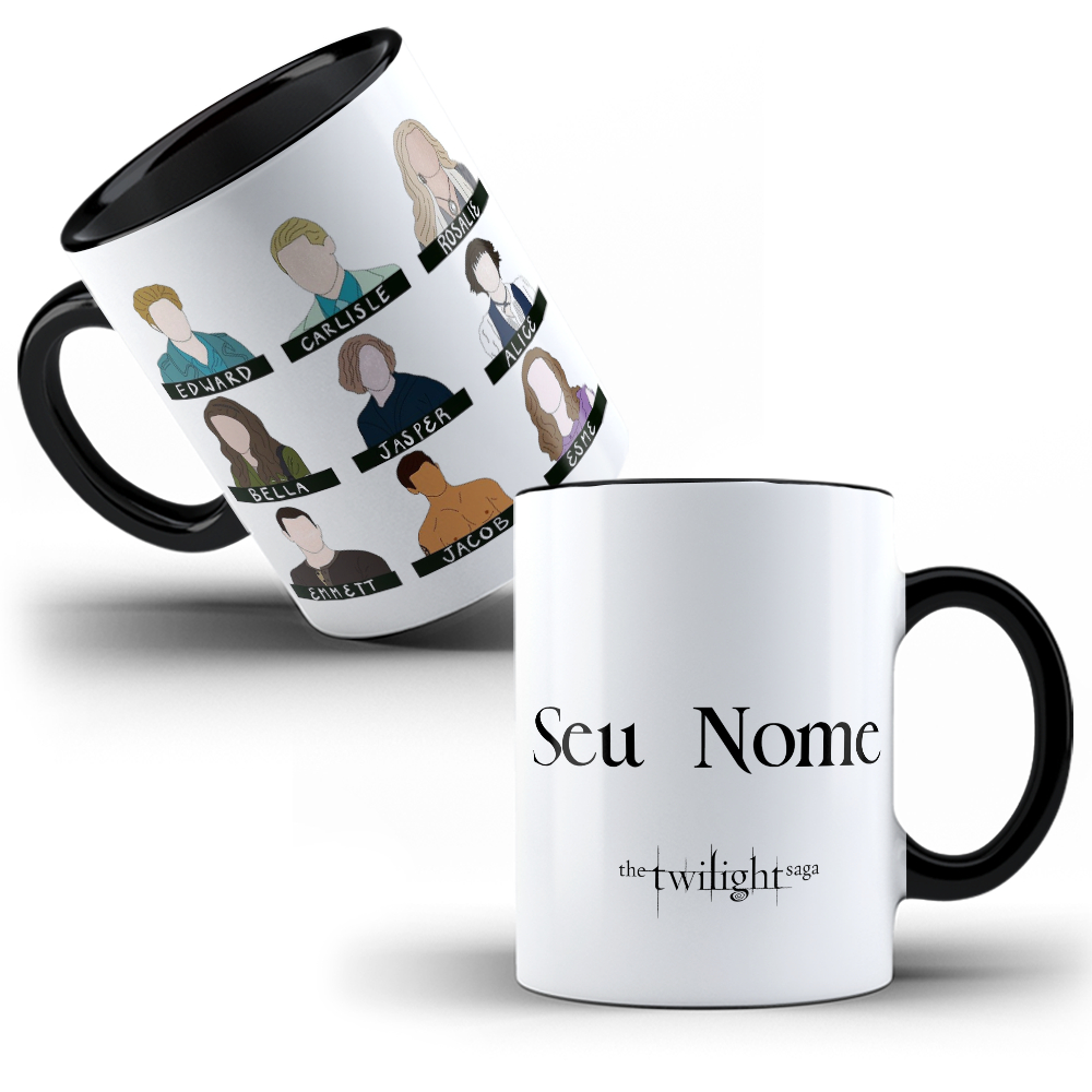 Caneca de Porcelana Personagens Crepúsculo / Twilight em Oferta na Shopee
