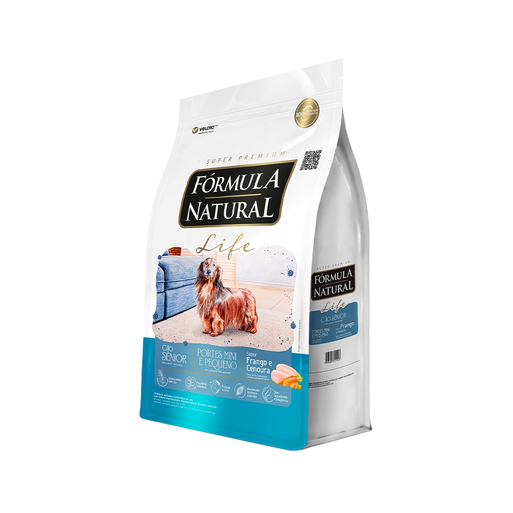Ração Fórmula Natural para Cães Sênior Raças Mini - 7kg