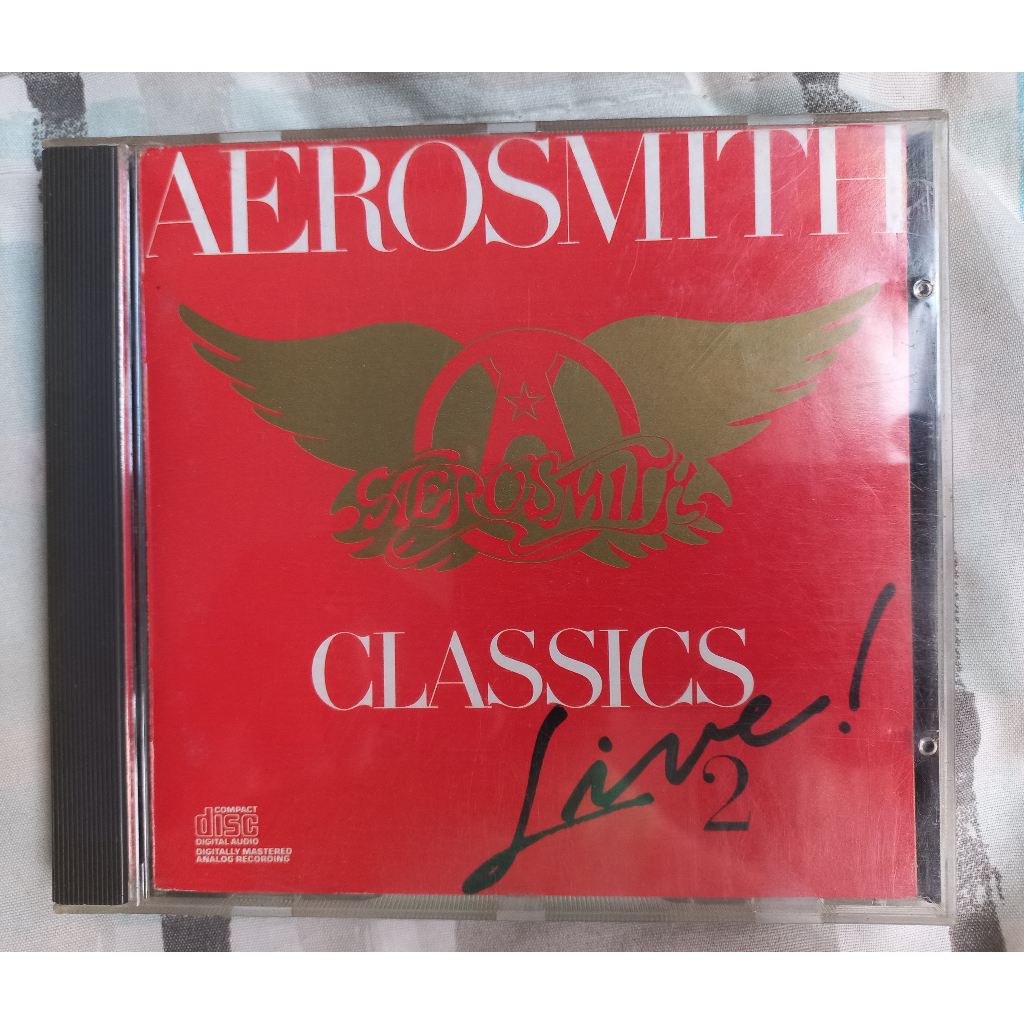 Cd Aerosmith Classics Live 2 Imp. Primeira Tiragem Americana