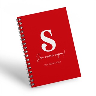 Agenda 2026 Personalizada Colors Vermelha em Oferta na Shopee