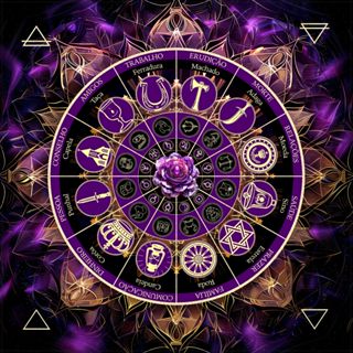 Toalha para Baralho Maria Mulambo Oxford 70x70 Taro Tarot Roda Astrológica Alta Definição em Oferta na Shopee