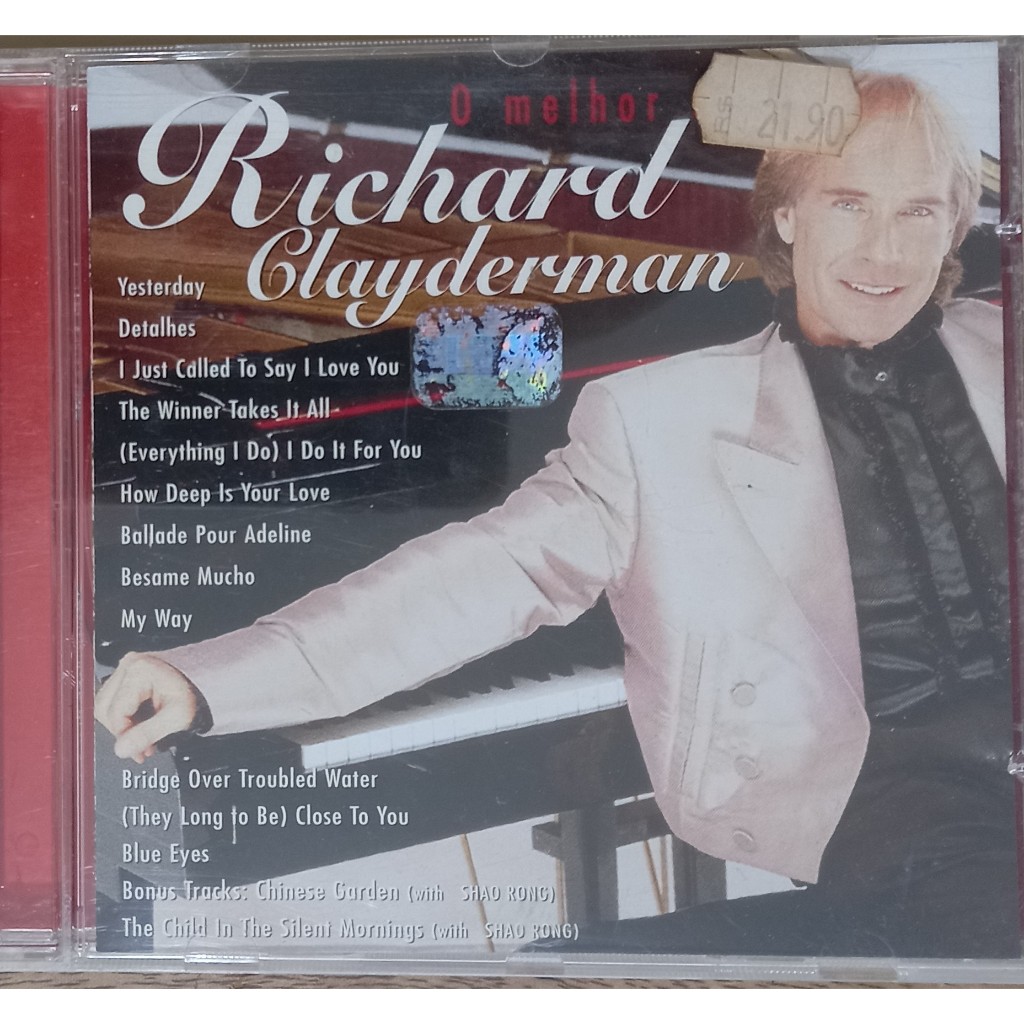 Cd Richard Clayderman - O Melhor de Richard Clayderma