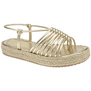 Sandália Papete Feminina Amarrar Nó Conforto Plataforma 245 Ana Brito em Oferta na Shopee