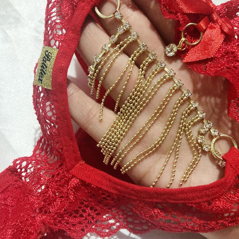 Lingeries Sexys Calcinha Apressadinha Picante Perneira Tanga Fio Dental Langerie