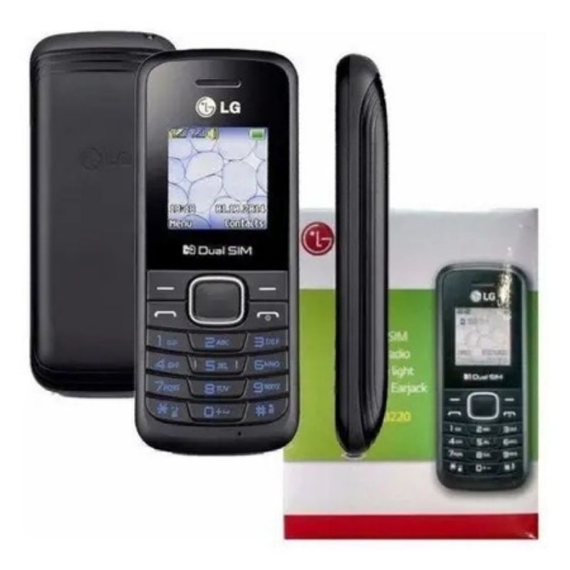 Celular Dual Chip LG B220 Desbloqueado 32 MB 2G Rádio FM-Preto