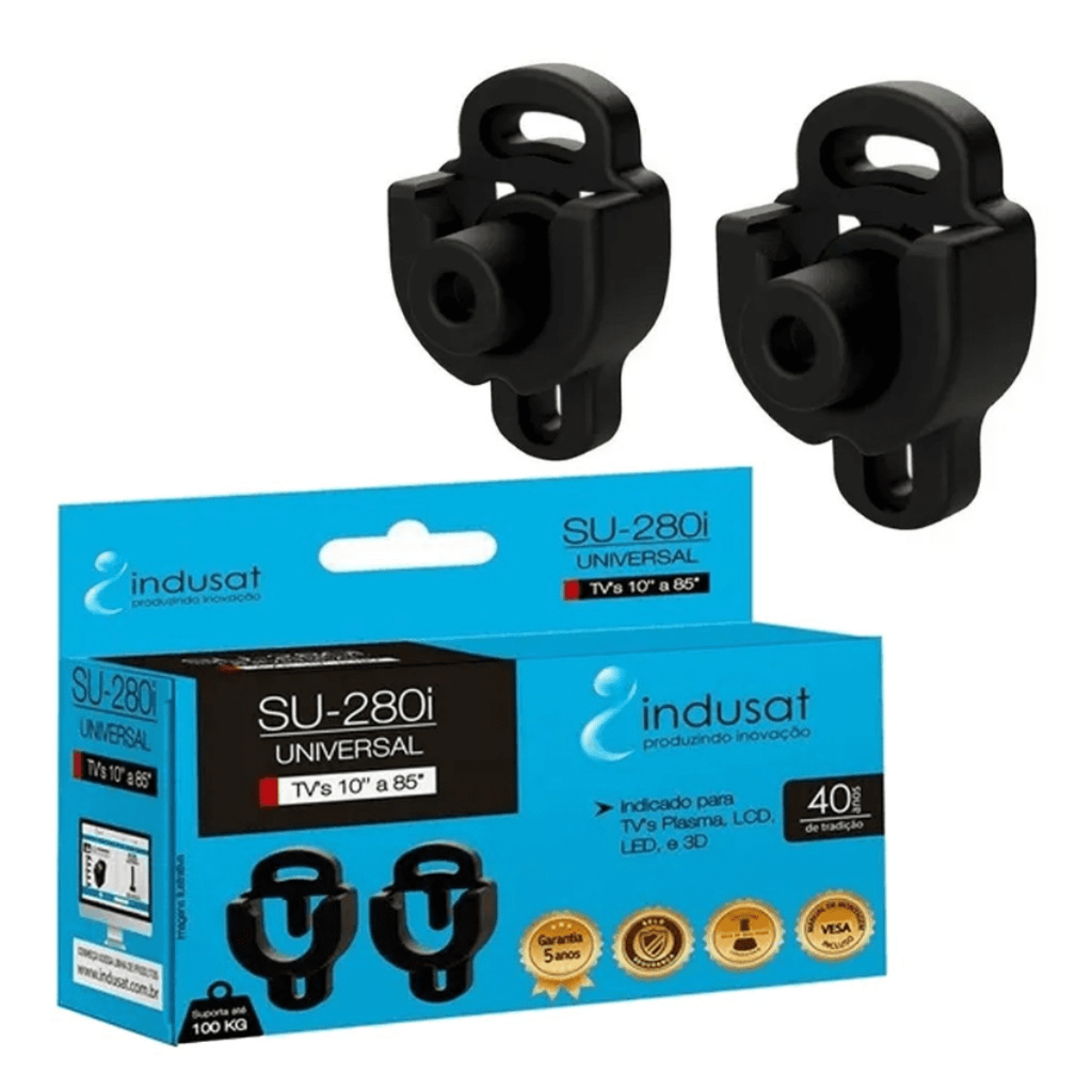 Suporte para Tv Fixo Parede e Painel Até 100kg 10 a 85 Polegadas TV Led Lcd Plasma 3D Padrão Vesa em Oferta na Shopee