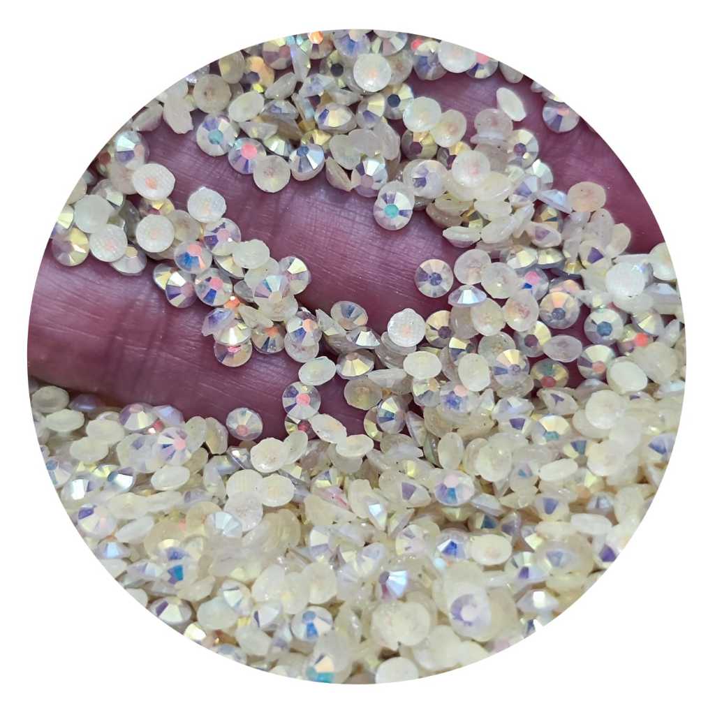 Strass Nude 4mm  Para Nail Art Atacadinho 300 Peças