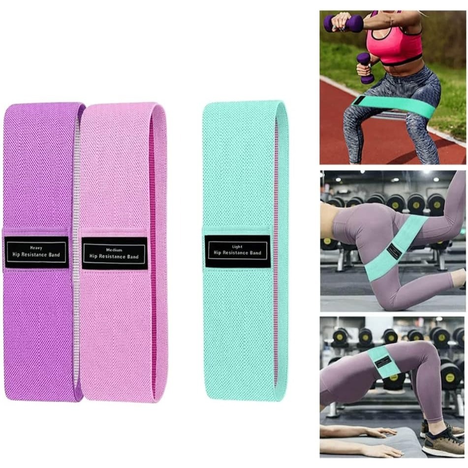 Faixas Elásticas De Exercício Hip Resistência Bands em Oferta na Shopee