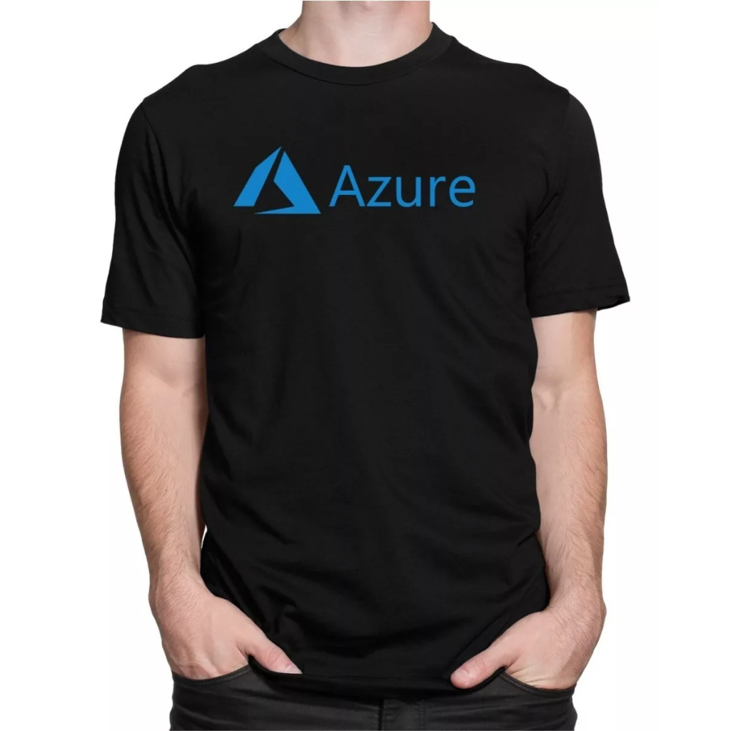 Camiseta Camisa Microsoft Azure Sistema T.i Programador Logo