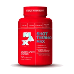 Termogênico Shot Thermo - 60 Cápsulas - Max Titanium
