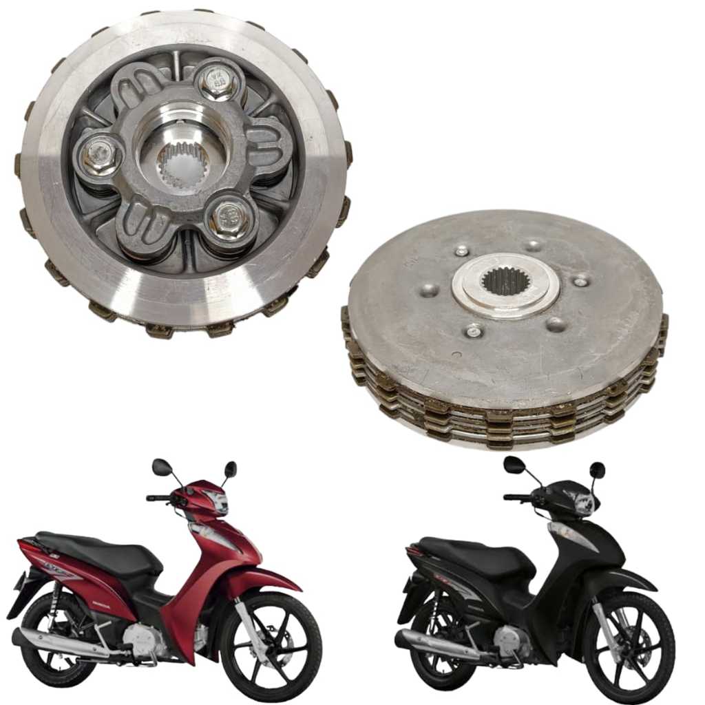 Embreagem Completa Biz 125 Es 2006 a 2015 Biz 125 Ex 2011 a 2015 Biz 125i Flex 2016