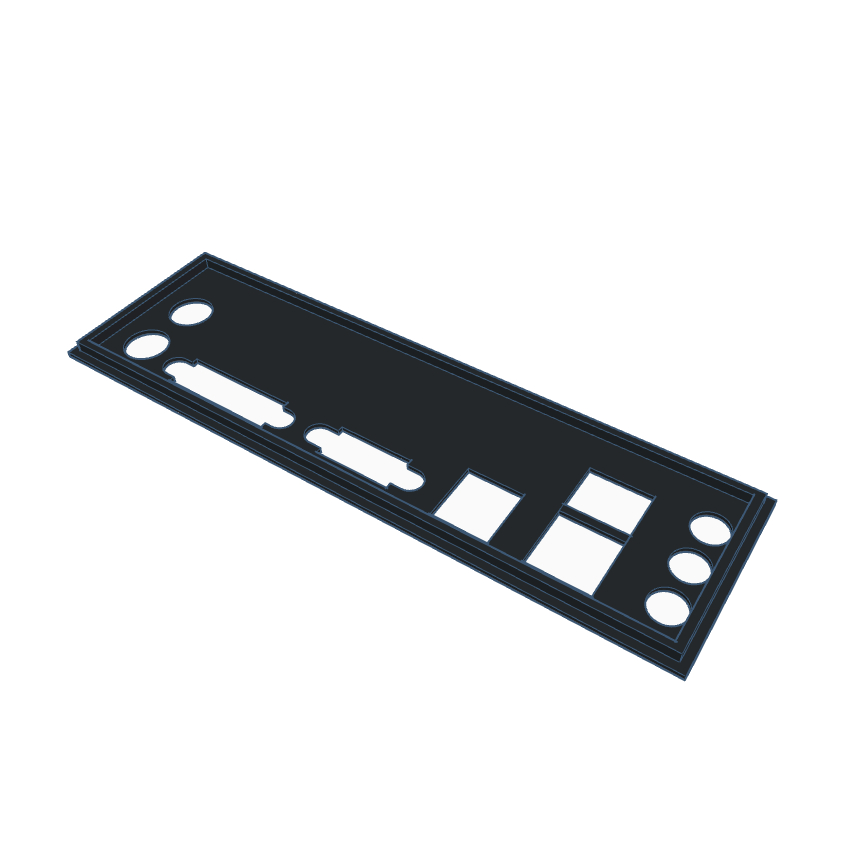 Espelho Backplate da Placa Mãe Asus H61m-k - Frete Grátis com cupom