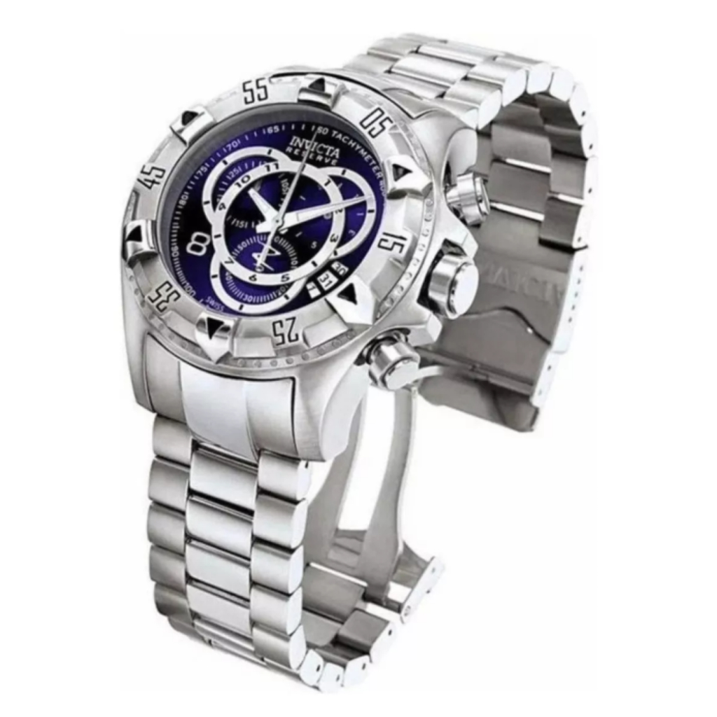 Relógio Masculino Invicta Excursion Reserve 5526 100% Original a Prova D'água Mostrador Azul + Caixa