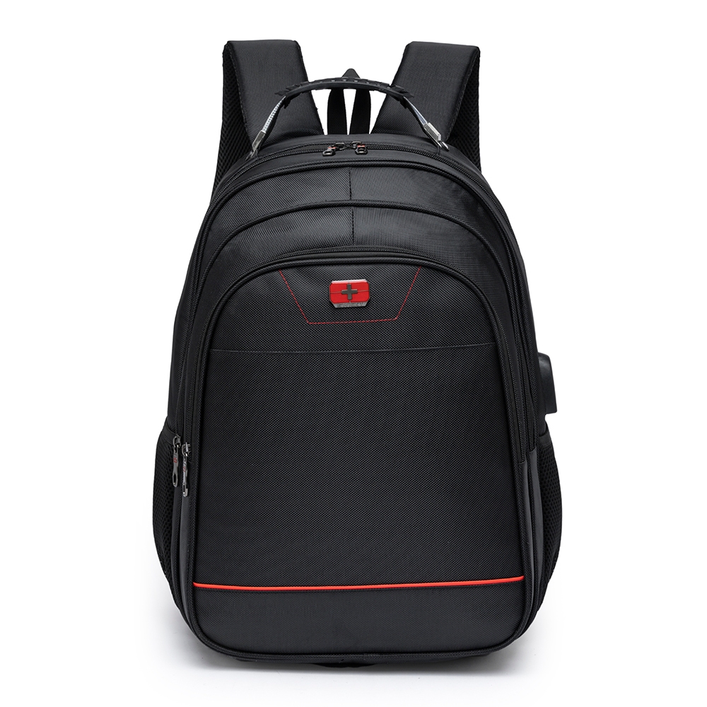Mochila Bolsa Executiva Swicky Notebook Grande Reforçada USB Fone de ouvido