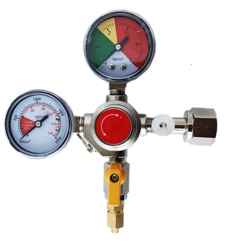Regulador De Pressão Para Co2 - 1 Via Chopeira Chope Chopp