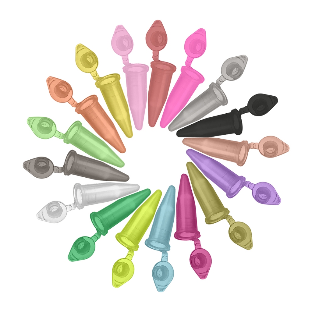 Microtubo Cônico 0,4ml Interno 1,0ml Externo Flaco Plus Phitos Lab - 1000 Unidades