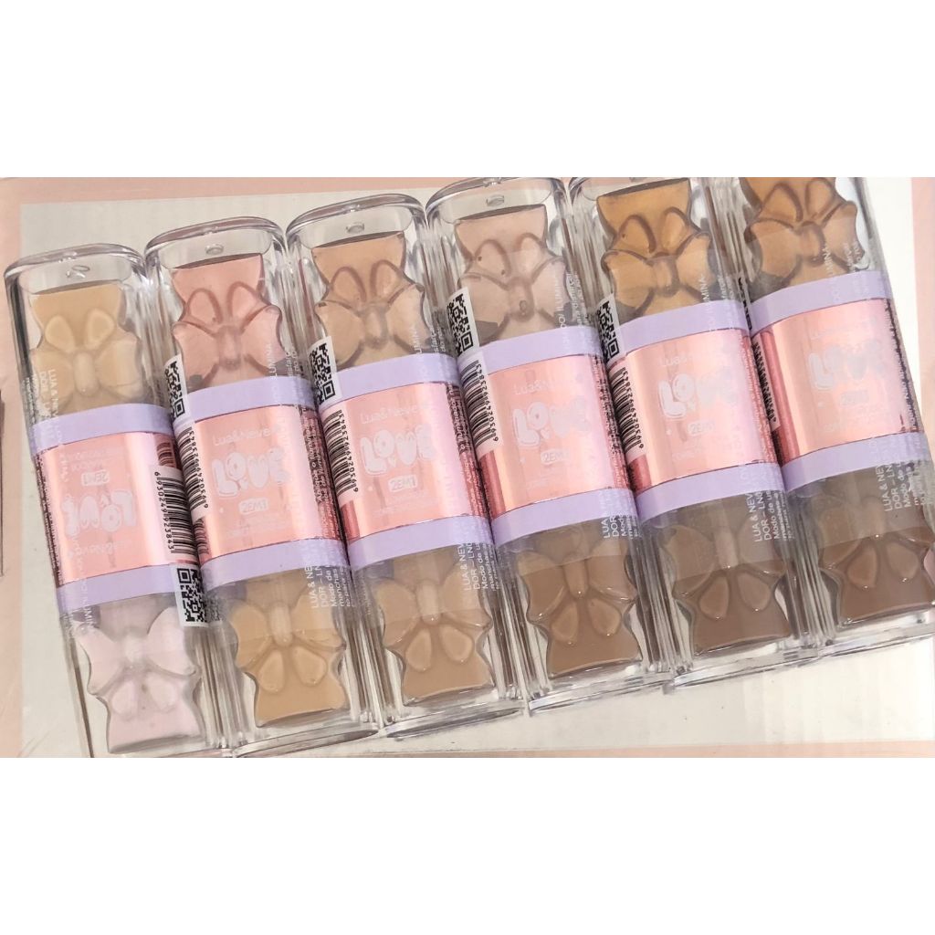 Duo Corretivo + Iluminador Lua & Neve LN02417 em Oferta na Shopee