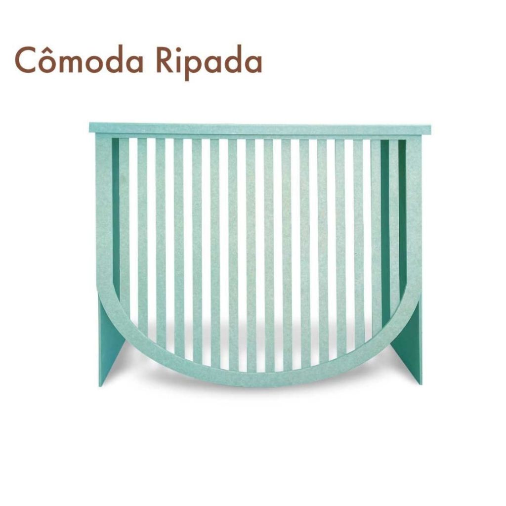 Cômoda Ripada Pintada MDF em Oferta na Shopee
