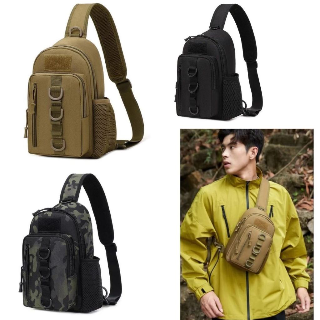 Bolsa Transversal Peitoral e Ombro Impermeável Esportivo Masculina YB-101 em Oferta na Shopee