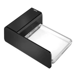 Saboneteira Docol Flat Parede Ônix Preto Fosco 010138CE