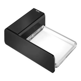 Saboneteira Docol Flat Parede Ônix Preto Fosco 010138CE