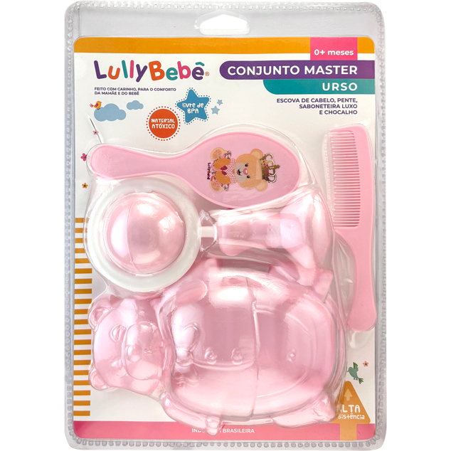 Kit banho infantil com 4 peças