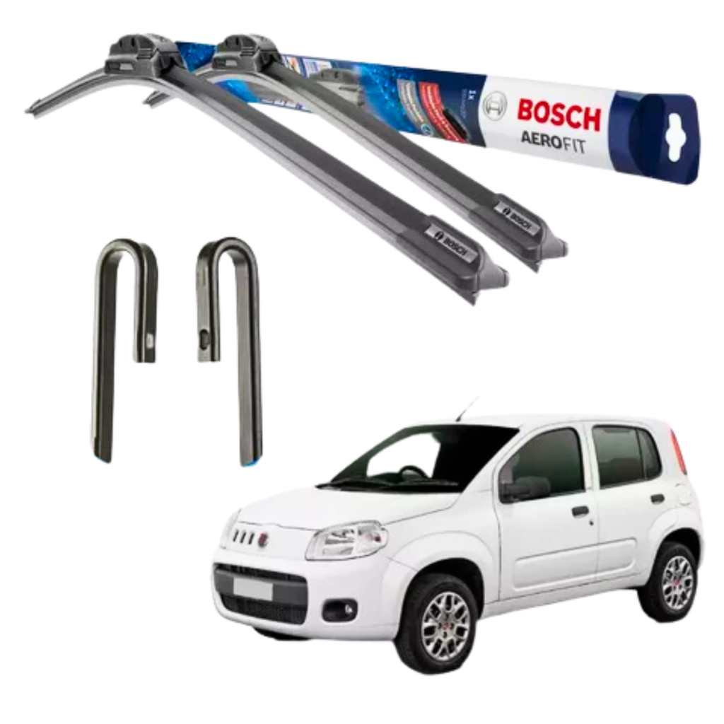 Limpador Palheta Bosch Novo Uno Way Vivace 2012 2013 2014 AF24 AF16 em Oferta na Shopee