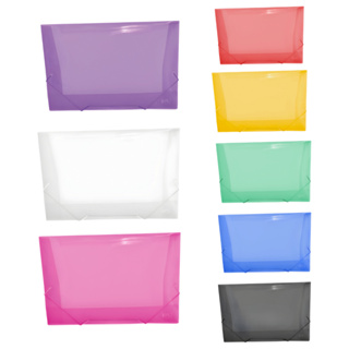 10 Pastas Aba Elástico Tamanho A4 Ofício 335x235mm Sem Lombo Plásticas ACP em Oferta na Shopee