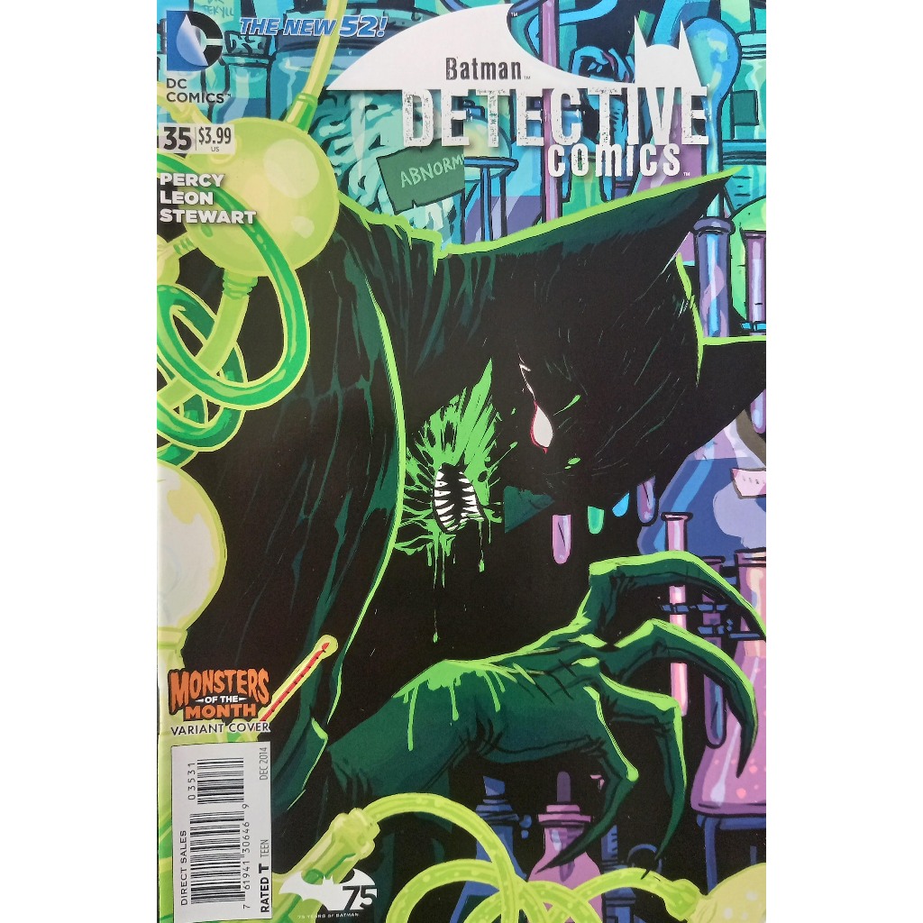 Hq DC Batman Detective Comics 35  - Capa variante (Monsters) - The New 52! - Importada - 2014 - DC Comics