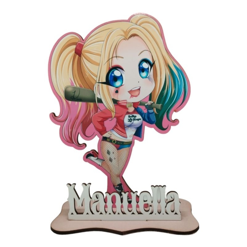 Centro de Mesa Arlequina Cute Personalizado